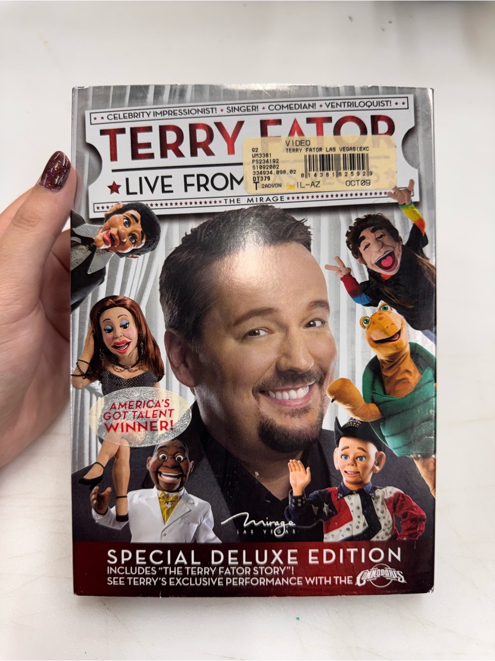 Terry Fator: Live from Las Vegas (Special Deluxe Edition) - DVD - Tested